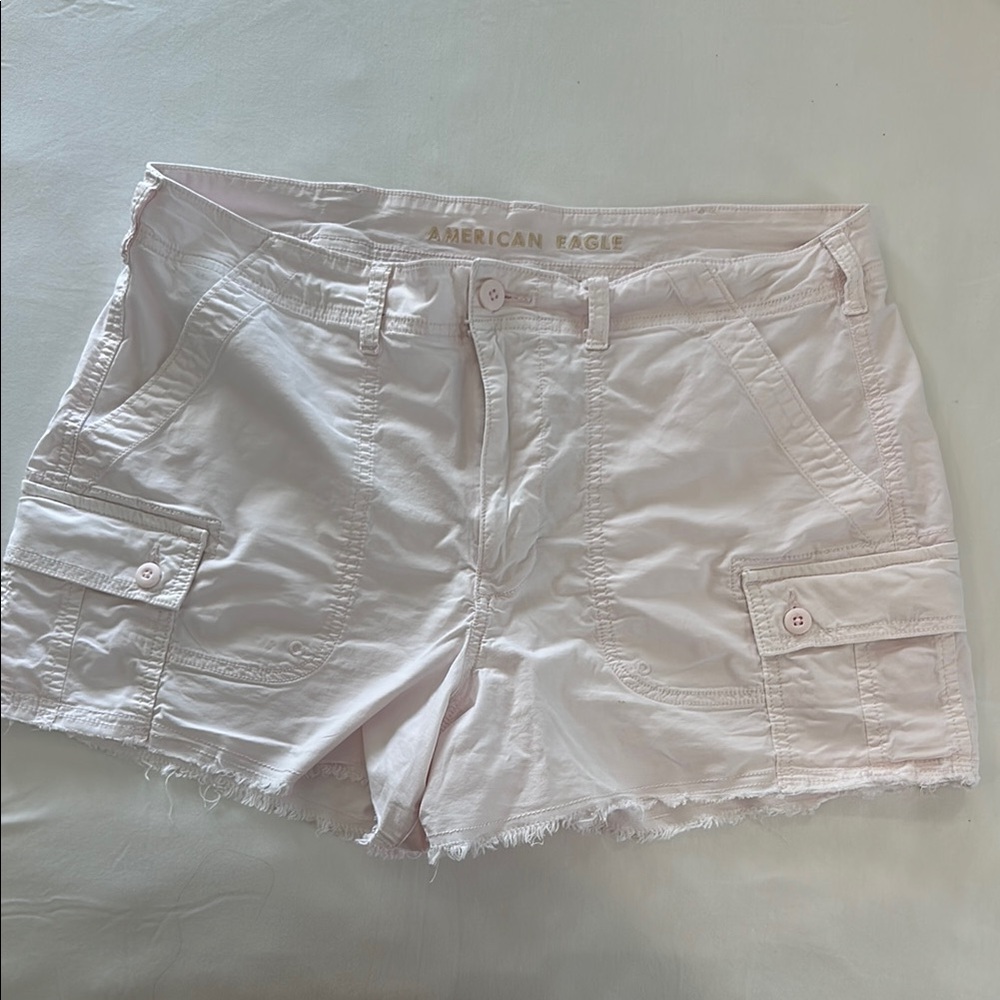American Eagle Outfitters Women's pink Cargo Shorts